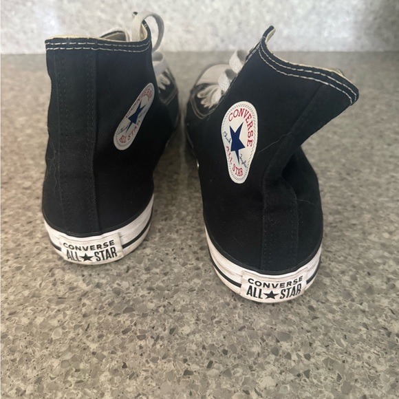 Converse Black and White High-Top Sneakers - Picture 4 of 5
